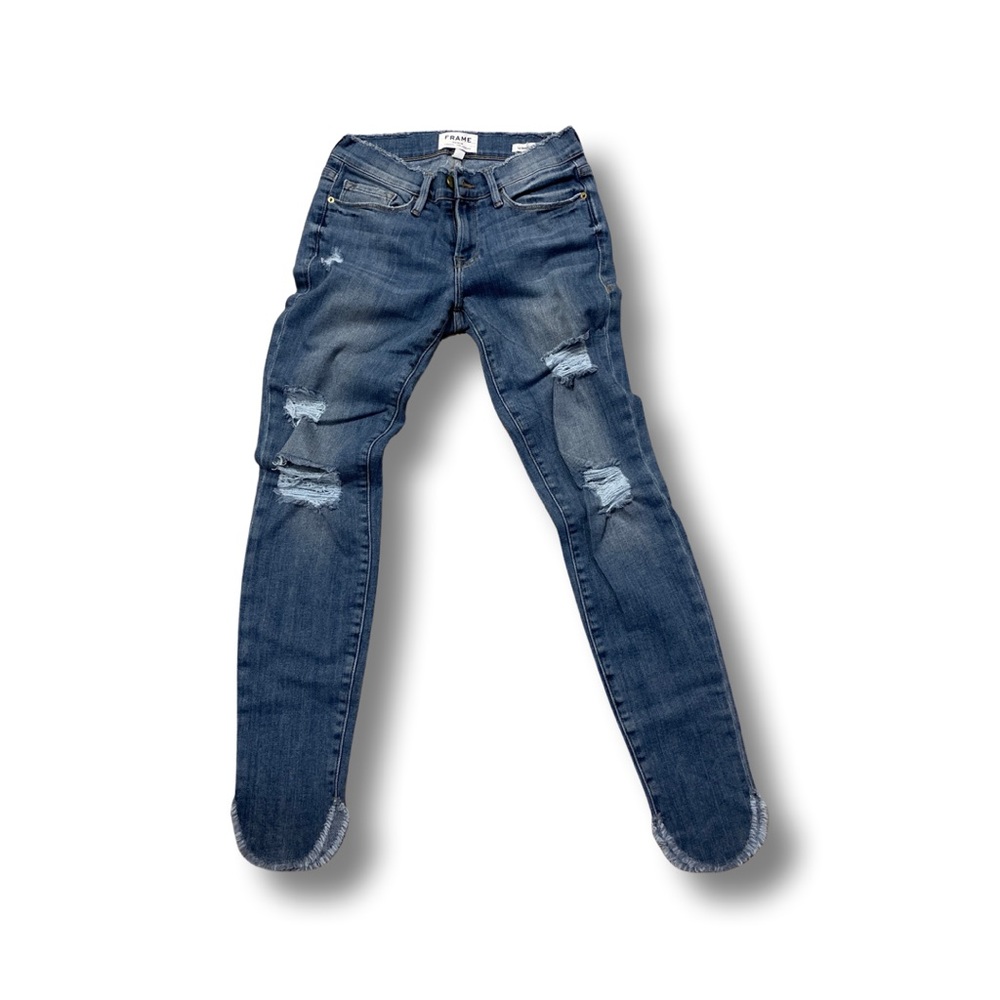 Frame size 25 W slim jeans with rips